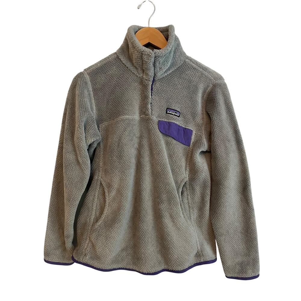 Patagonia Pullover‎ Sweater Womens Medium Polartec Thermal Pro Fleece Outdoors